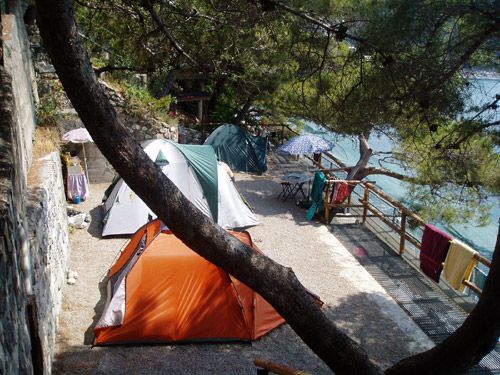 Camping in Moneglia, Ligurien