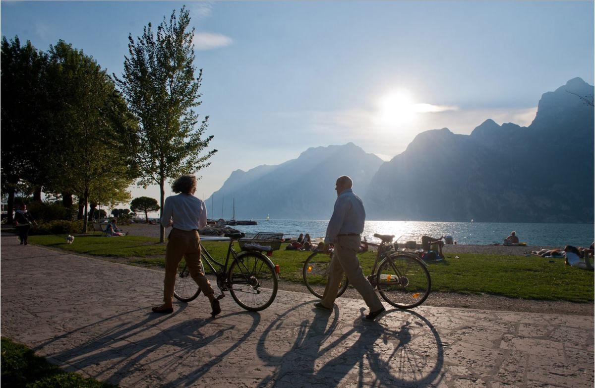 Radfahren in Nago-Torbole, Trentino Alto Adige